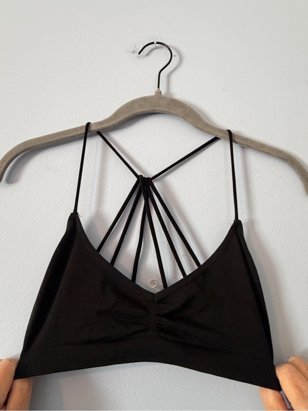 Free People Black Multi-Strap Bralette